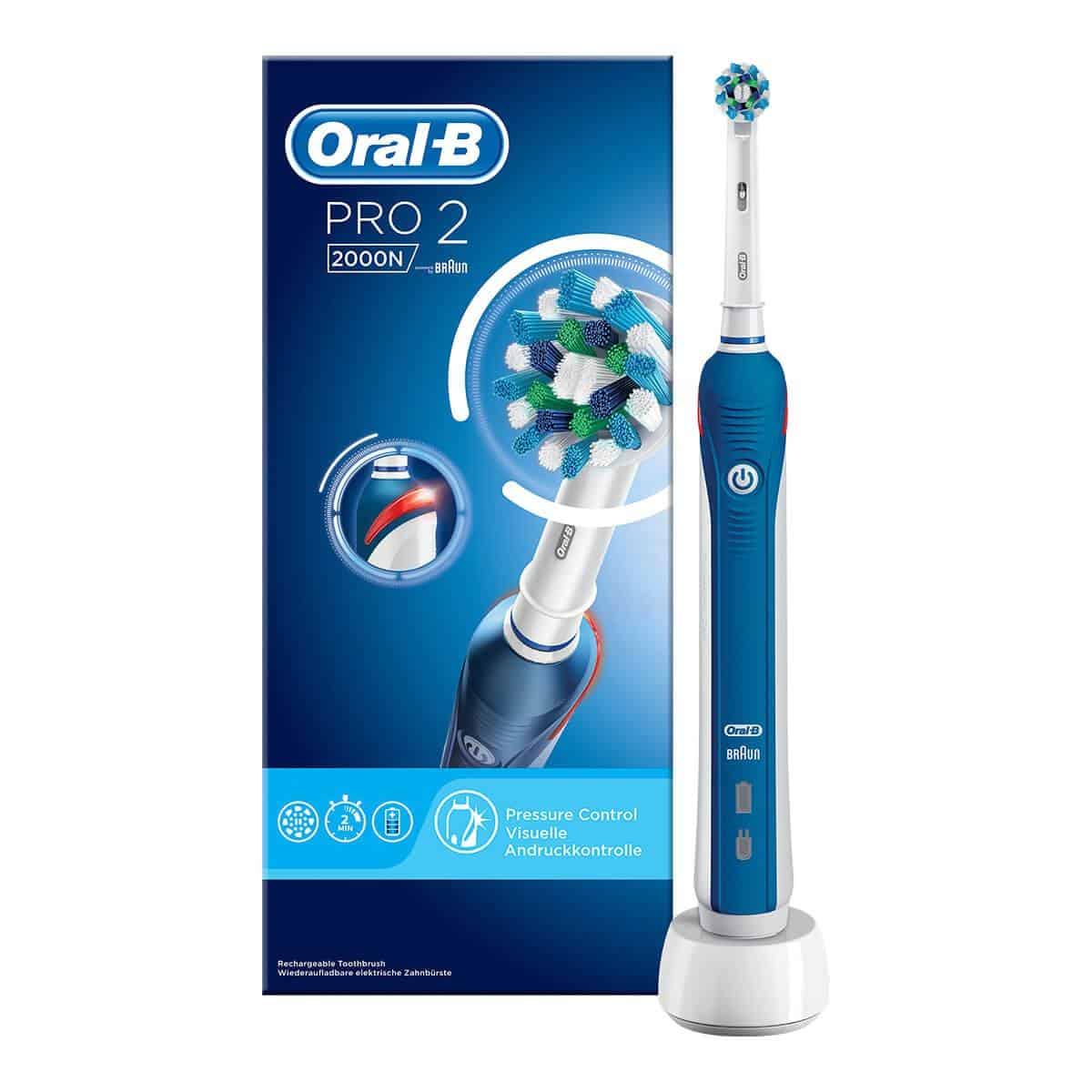 Oral B pro 2 2000N toothbrush and box